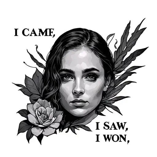 I came, I saw, I won tattoo design idea