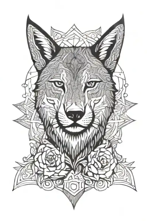 Wulf, Mandela style tattoo tattoo design idea