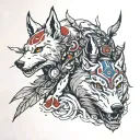 princess mononoke tattoo design idea