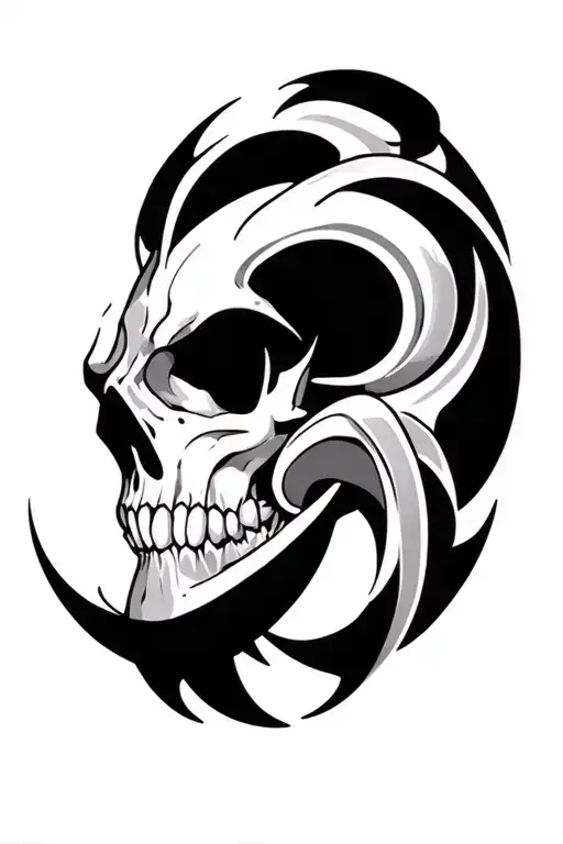 y2k cyber sigilism tattoo design idea