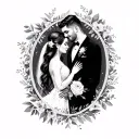 Wedding Anniversary tattoo design idea