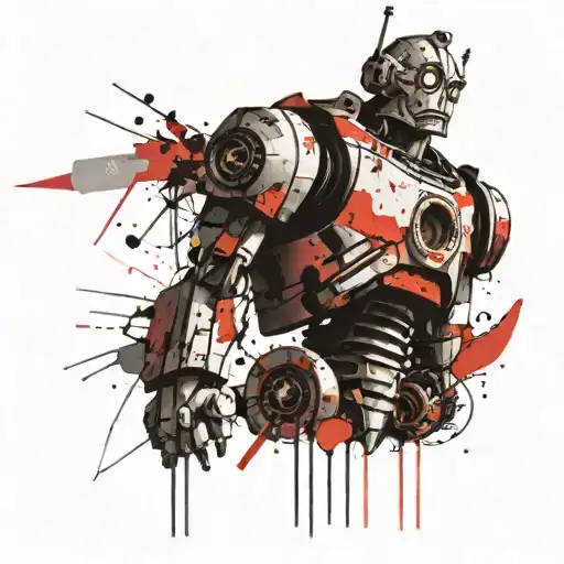 the iron giant tattoo design idea
