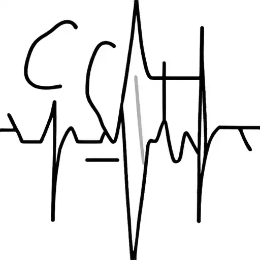 "C G H" heartbeat line tattoo design idea