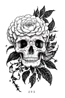 year 2002 black tattoo design idea