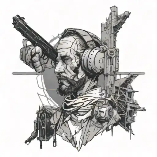 Empathy from Disco Elysium video game tattoo design idea