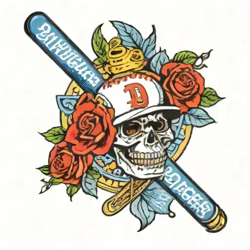 dodgers World Series 2024 tattoo design idea