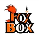 "Fox Box" "Fox Box" in the shape of a fox tail tattoo design idea