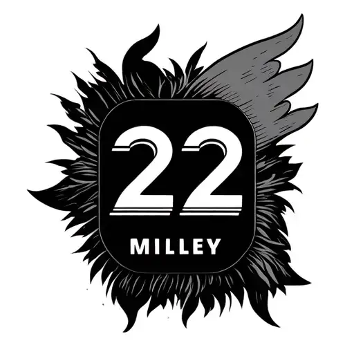 mile marker 22 tattoo design idea