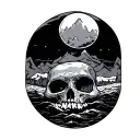 mile marker 22 tattoo design idea