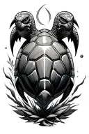 TURTLE tattoo design idea