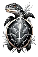 TURTLE tattoo design idea