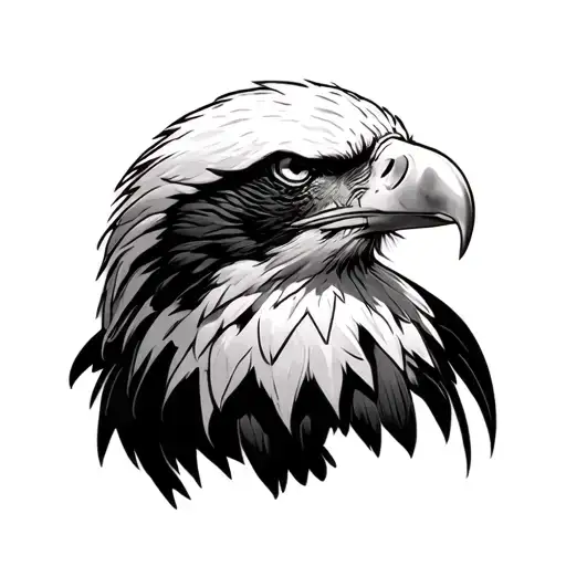 bald eagle,  Kenneth Pepper tattoo design idea