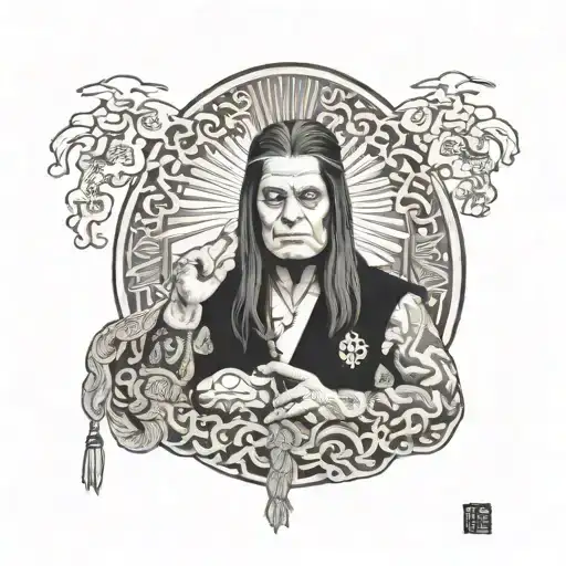 Ozzy Osbourne tattoo design idea