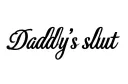 "Daddy's slut" tattoo design idea