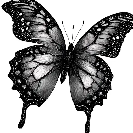 Butterfly + CrossA butterfly is a universal symbol of transformation and rebirth — emerging from the cocoon  tattoo design idea
