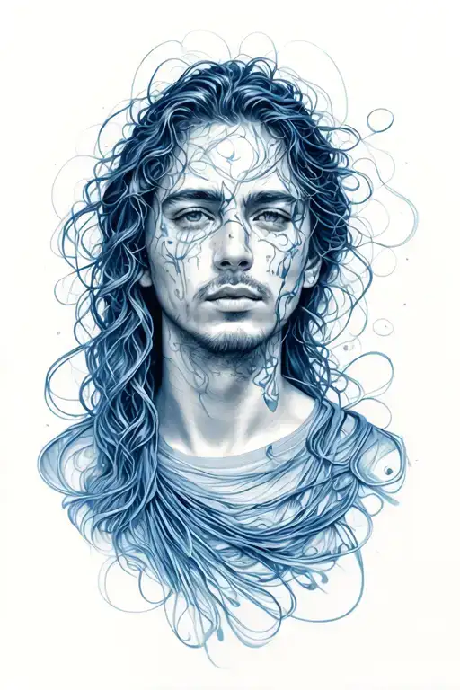 sonder / invisible string tattoo design idea