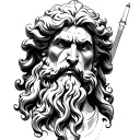 Zeus tattoo design idea