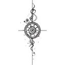 steampunk tattoo design idea