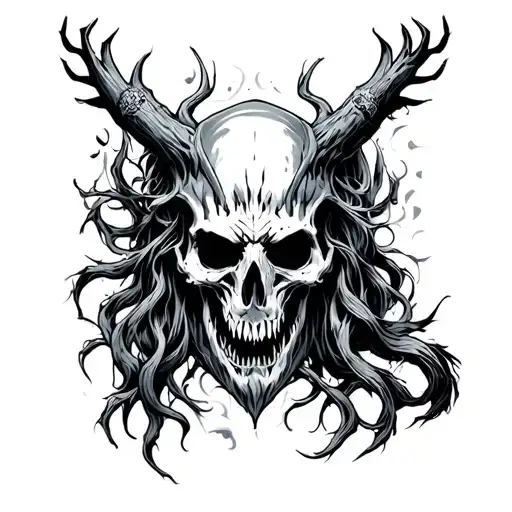 Fear God tattoo design idea