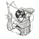 attack on titan eren tattoo design idea