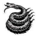 dont tread on me tattoo design idea
