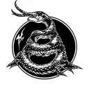dont tread on me tattoo design idea