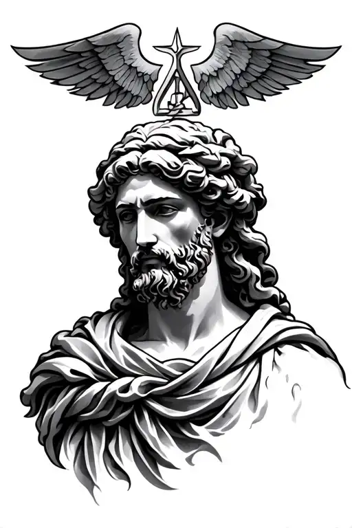 stoic four virtues discipline Justice wisdom courage. Symbols tattoo design idea