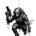 Cyberpunk Edgerunner tattoo design idea