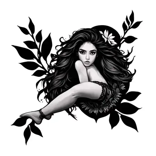 somoan leg sleeve stacey in middle tattoo design idea