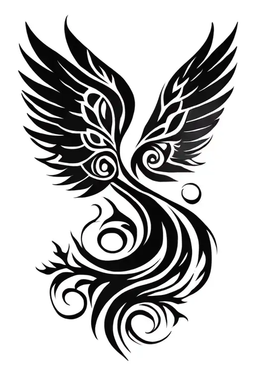 maori tribal tattoo tree shaped, meaning guardian angel, family, love tattoo design idea
