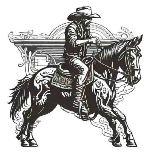 cody Johnson zach top zach bryan Western style tattoo design idea