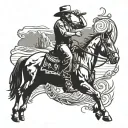 cody Johnson zach top zach bryan Western style tattoo design idea