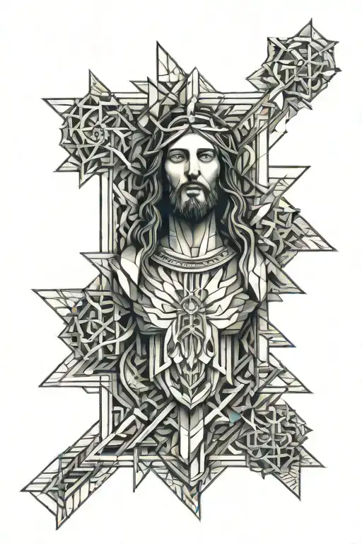Cristo tattoo design idea