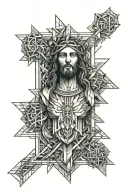 Cristo tattoo design idea