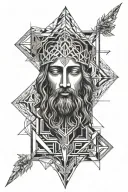 Cristo tattoo design idea