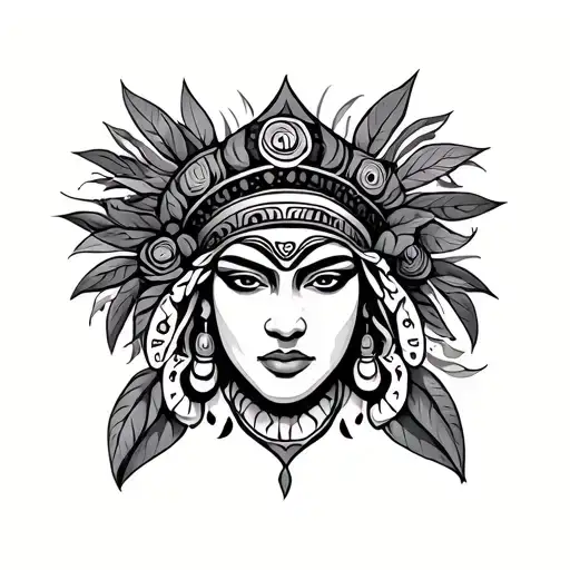 Taíno tattoo design idea
