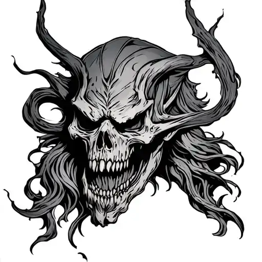 dangerous worrior tattoo design idea