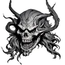 dangerous worrior tattoo design idea