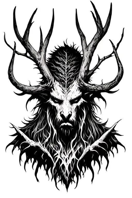 Leshy tattoo design idea