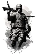 God gives his toughest battles to his toughest soldiers  tattoo design idea