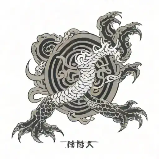 pheniox half alive half dying name incorporated tattoo design idea