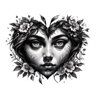 When we open our hearts to the Lord, our family is strengthened, our loyalty tested, and our courage illuminated—for in  tattoo design idea