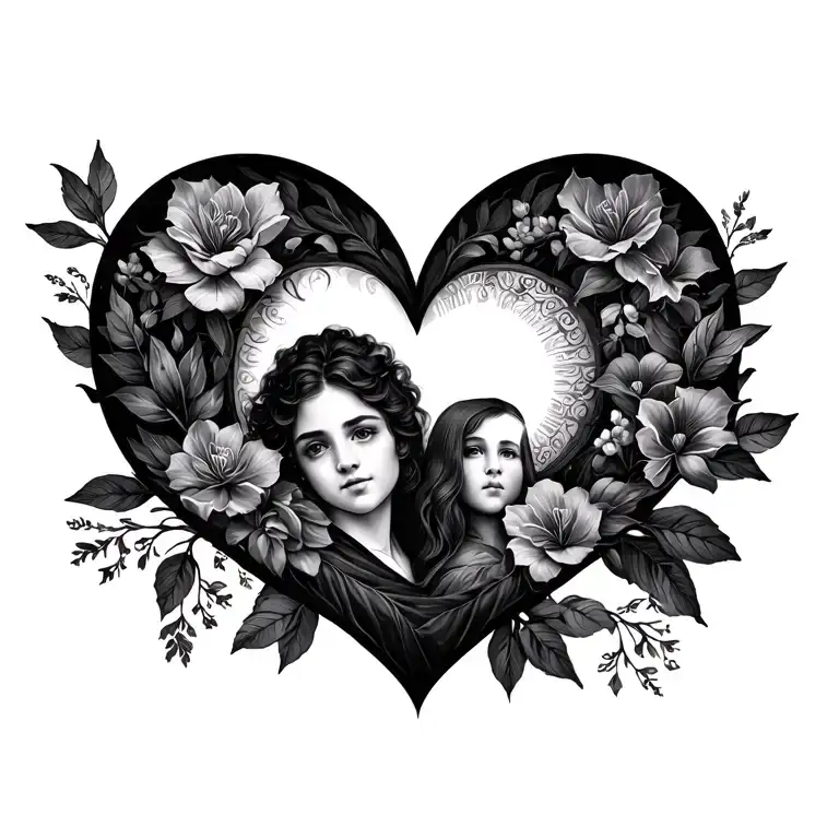 When we open our hearts to the Lord, our family is strengthened, our loyalty tested, and our courage illuminated—for in  tattoo design idea