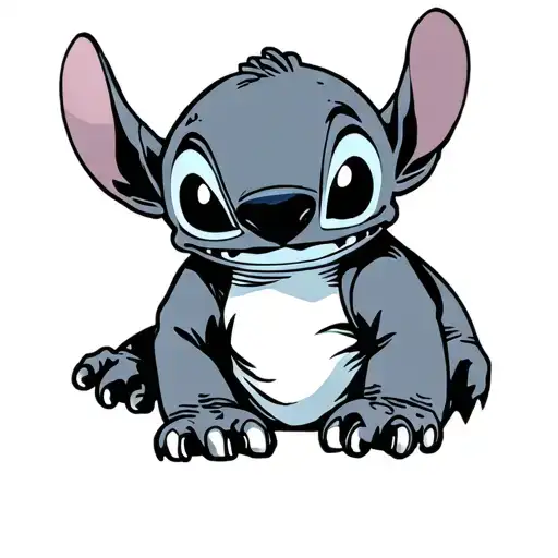 Stitch starwars tattoo design idea