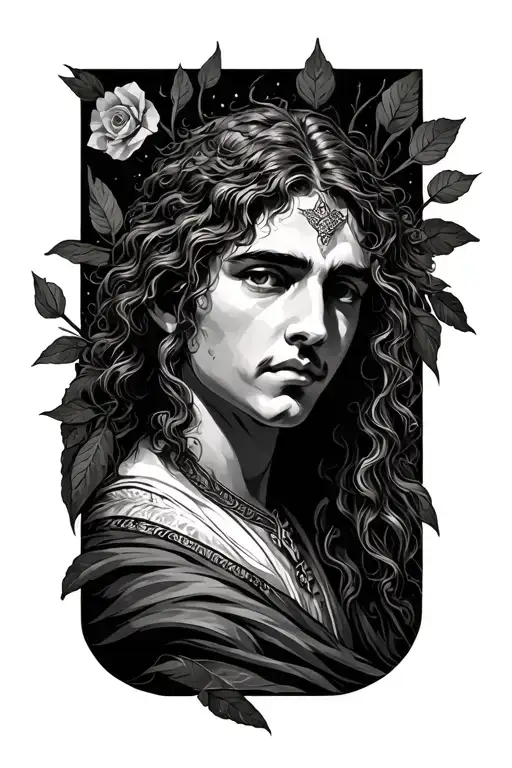 psalm 23 tattoo design idea