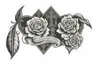 Isaiah 40:31 bible verse tattoo design idea