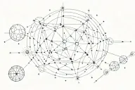 big dipper constellation tattoo design idea