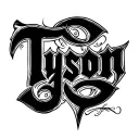 "Tyson " Two Word Ambigram Generator tattoo design idea
