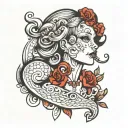 "SLUT" tattoo design idea