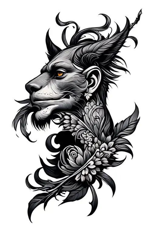 Ogun tattoo design idea